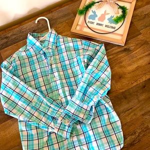 SOLD ❌❌J Khaki button down spring 🐣 Easter shirt boys S